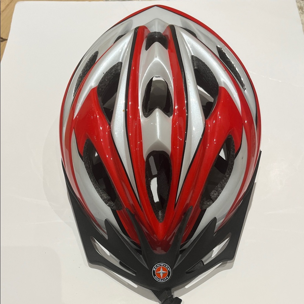 Schwinn Red and White Cycling Helmet